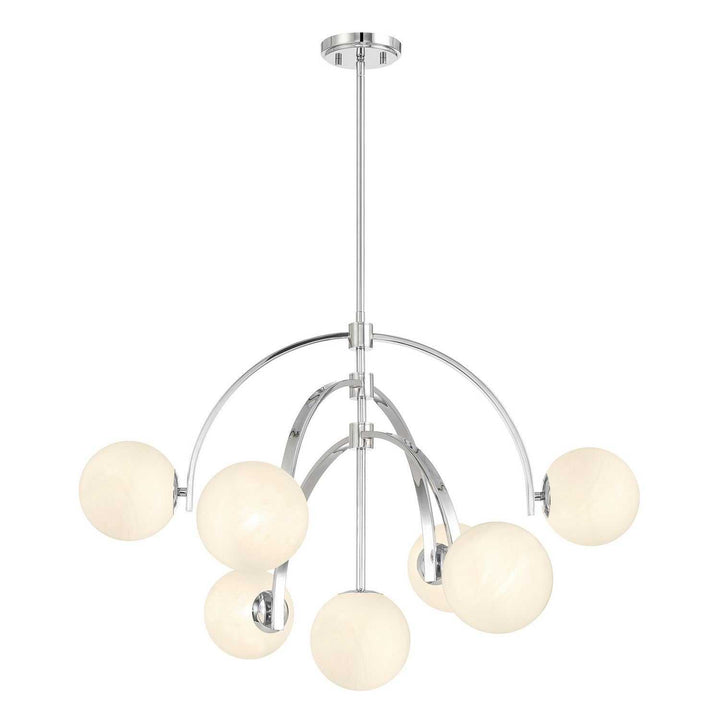 Marias Seven Light Chandelier in Polished Chrome Savoy House