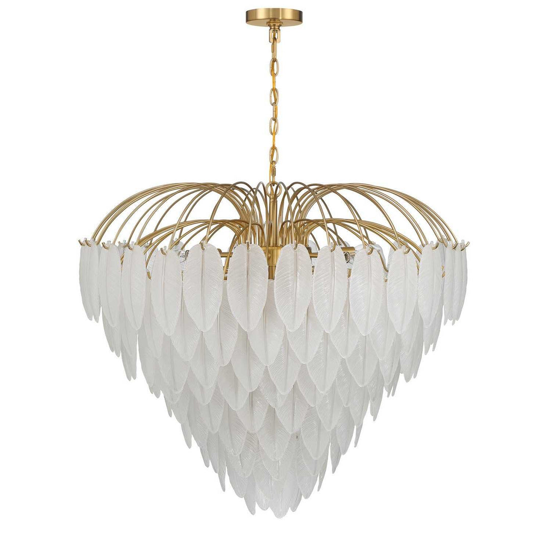 Boa 15 Light Chandelier in Warm Brass Savoy House