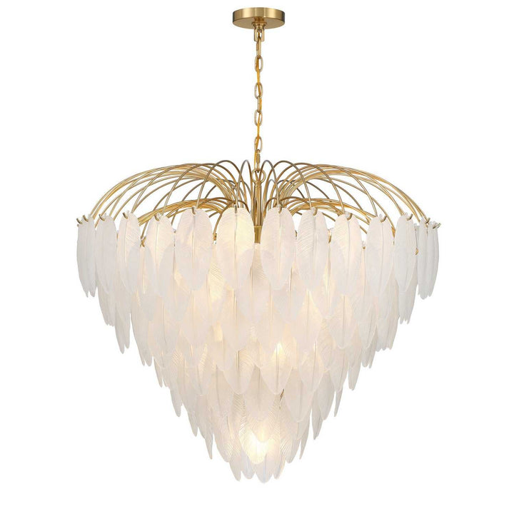 Boa 15 Light Chandelier in Warm Brass Savoy House