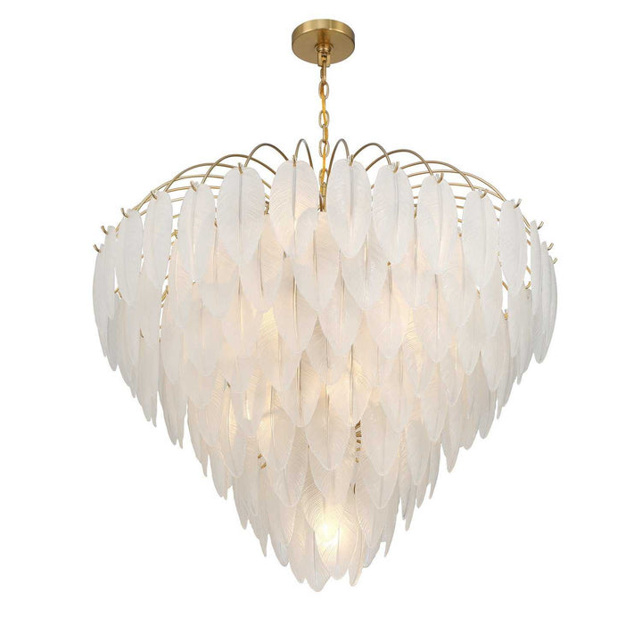 Boa 15 Light Chandelier in Warm Brass Savoy House