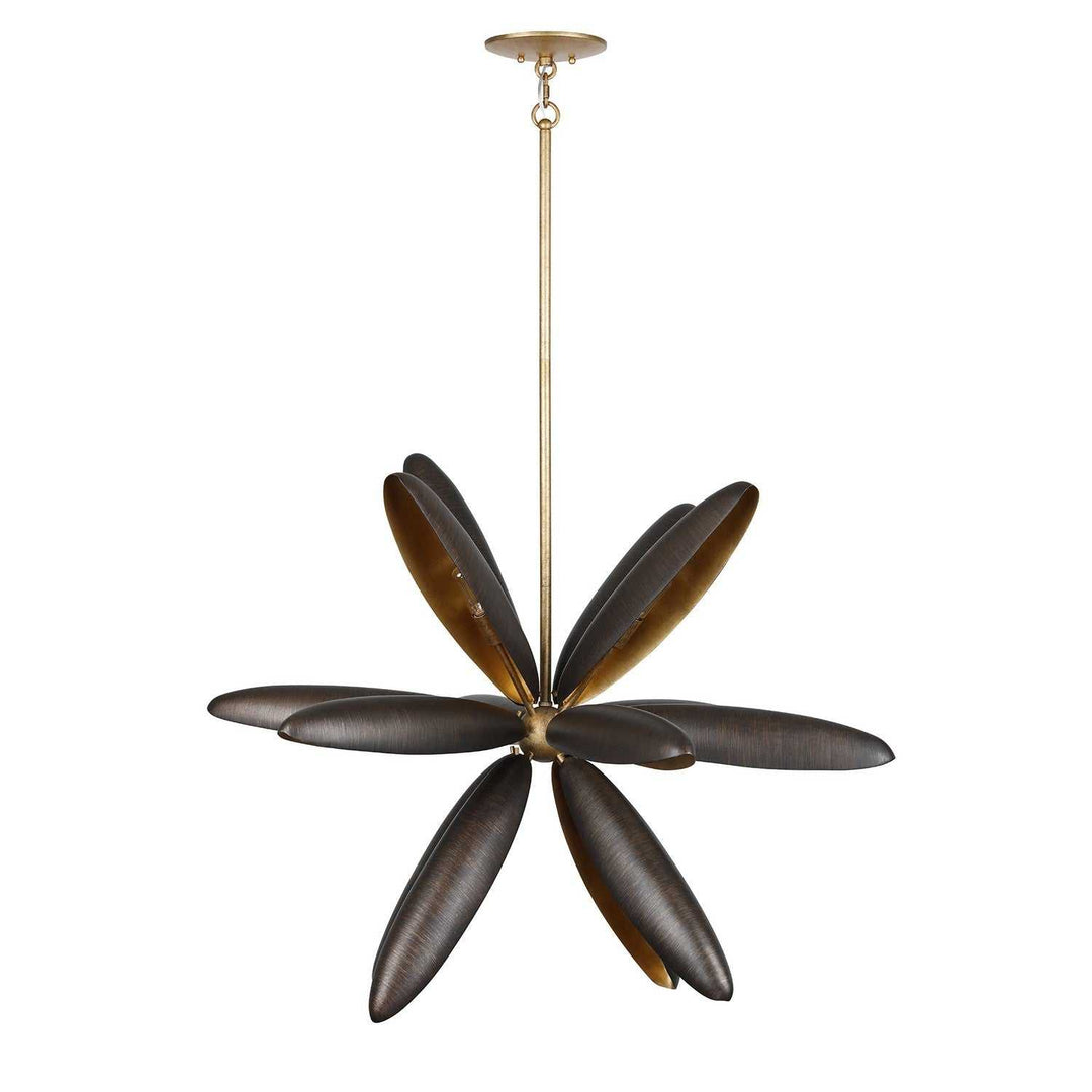 Estrella Del Mar 14 Light Chandelier in Centura with Burnished Gold Savoy House