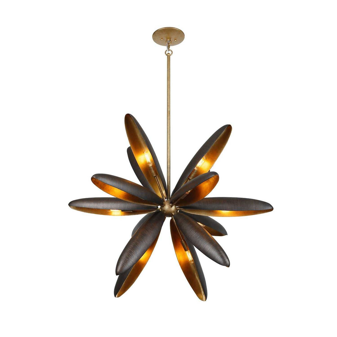 Estrella Del Mar 14 Light Chandelier in Centura with Burnished Gold Savoy House