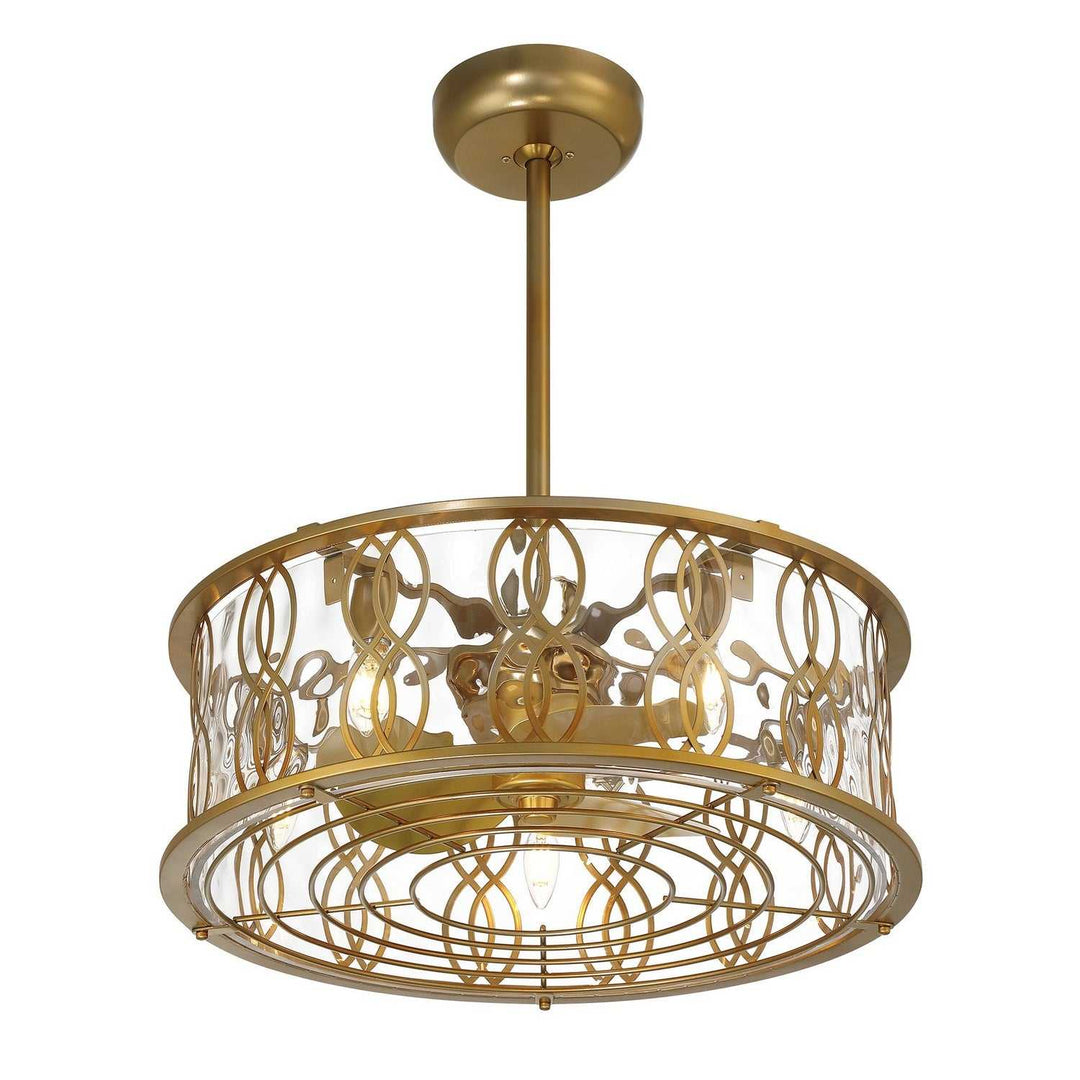 Savoy House - 24-FD-2008-171 - LED Fan D'Lier - Snowden - Burnished Brass