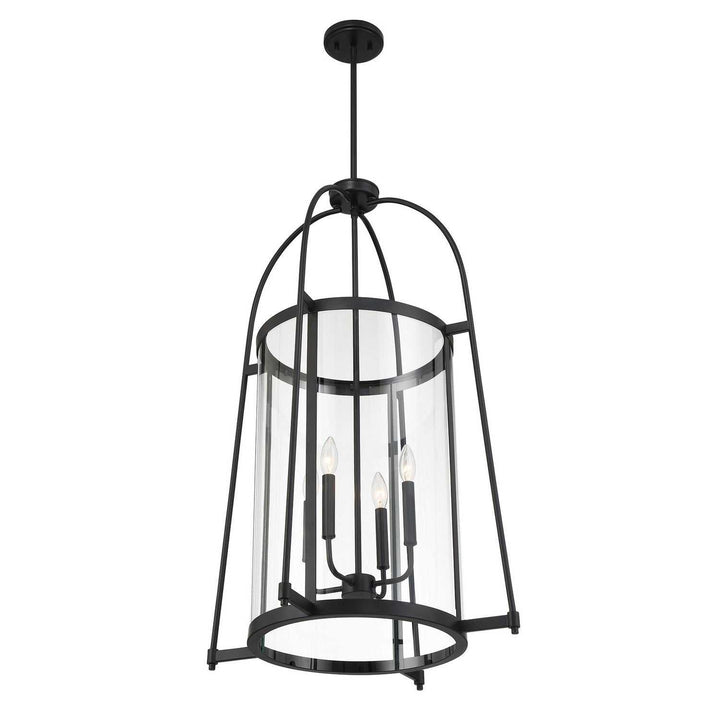 Savoy House - 3-2406-4-89 - Four Light Pendant - Rosedale - Matte Black