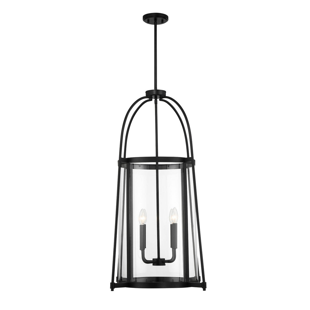 Savoy House - 3-2406-4-89 - Four Light Pendant - Rosedale - Matte Black