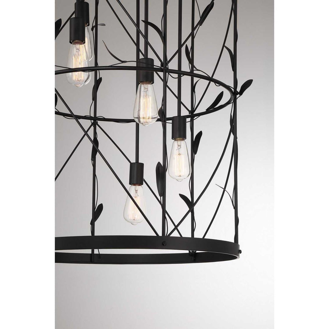Savoy House - 3-6599-5-89 - Five Light Pendant - Lexington - Matte Black