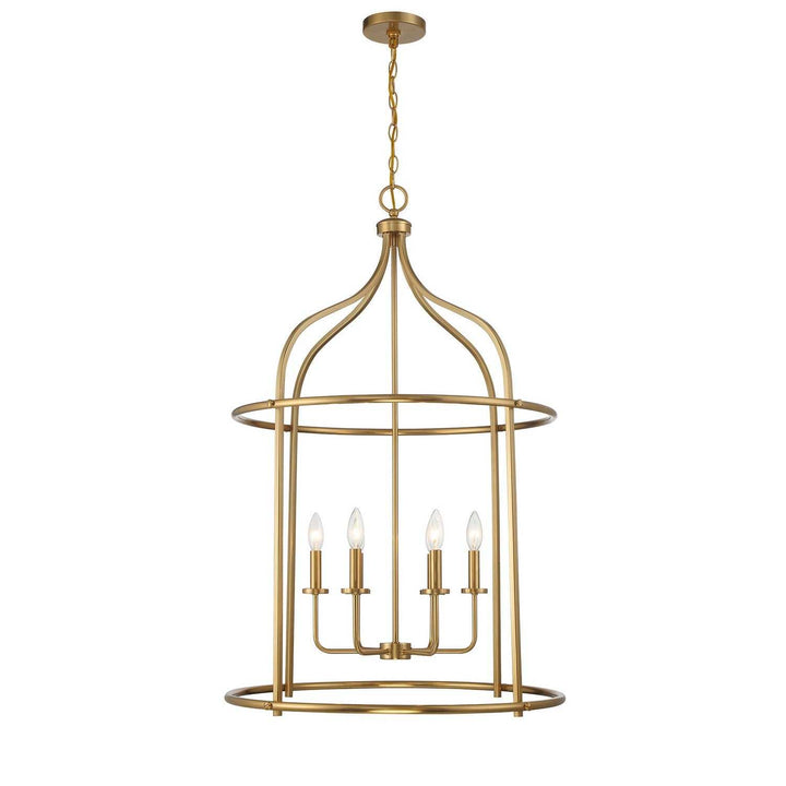 Savoy House - 3-7388-6-322 - Six Light Pendant - Brookstone - Warm Brass