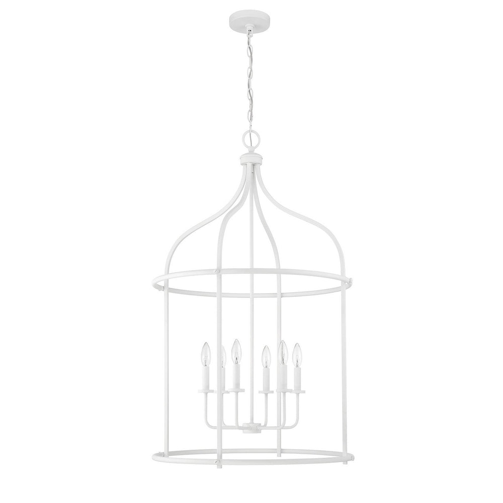 Savoy House - 3-7388-6-83 - Six Light Pendant - Brookstone - Bisque White