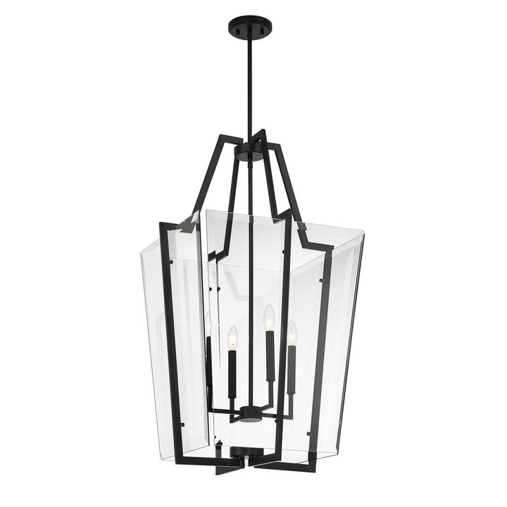 Savoy House - 3-9950-4-89 - Four Light Pendant - Farell - Matte Black