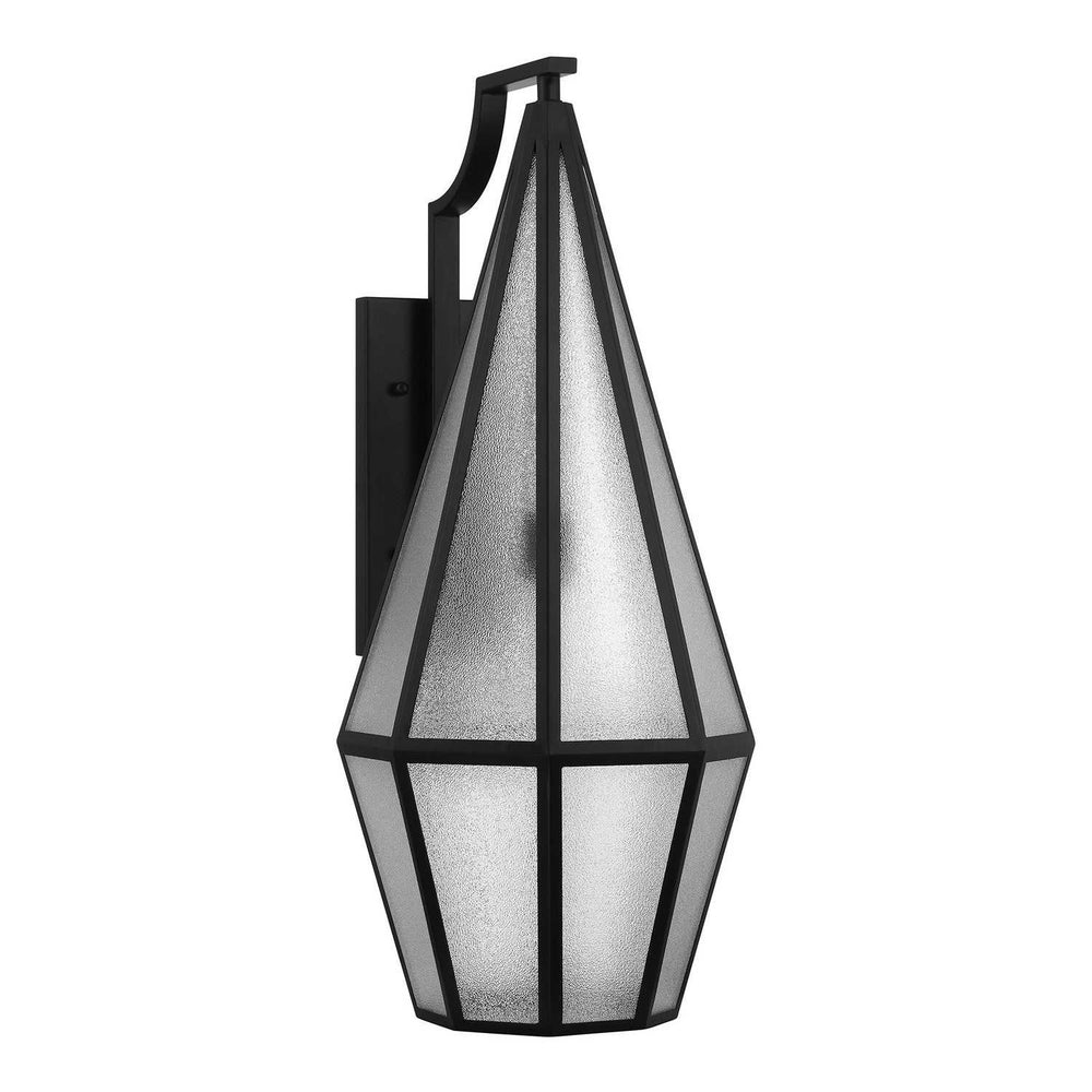Peninsula One Light Outdoor Wall Lantern in Matte Black Savoy House