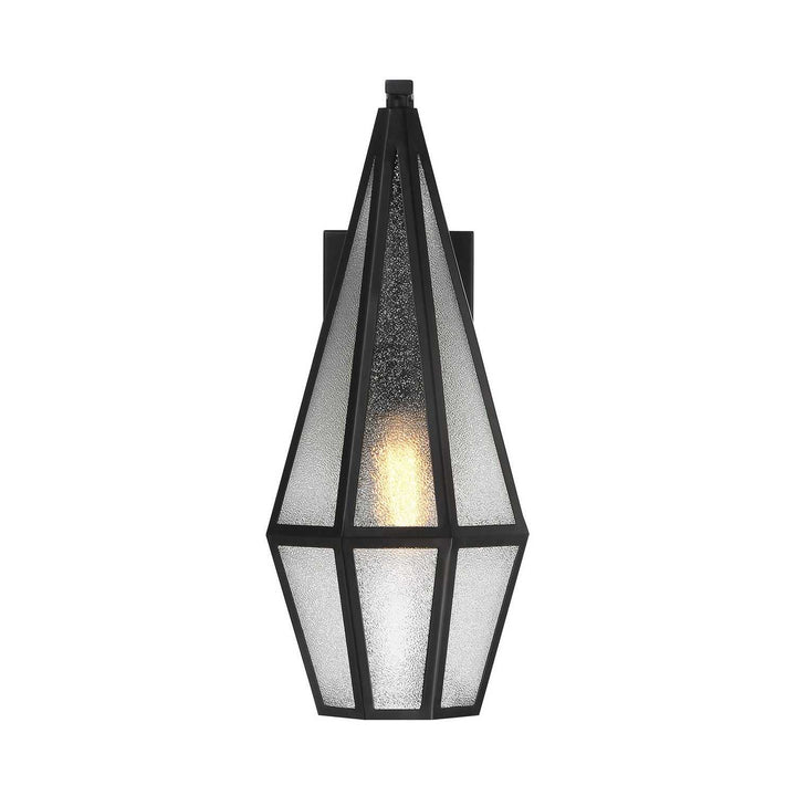 Savoy House - 5-709-BK - One Light Outdoor Wall Lantern - Peninsula - Matte Black