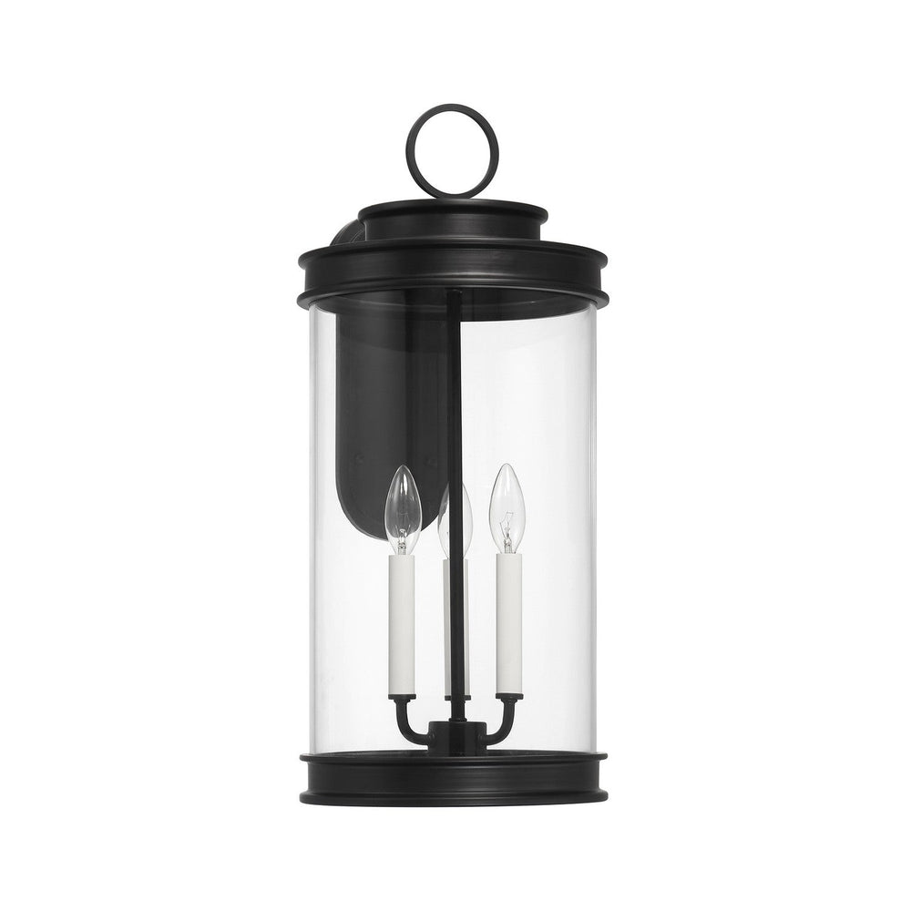 Englewood Three Light Outdoor Wall Lantern in Matte Black Savoy House