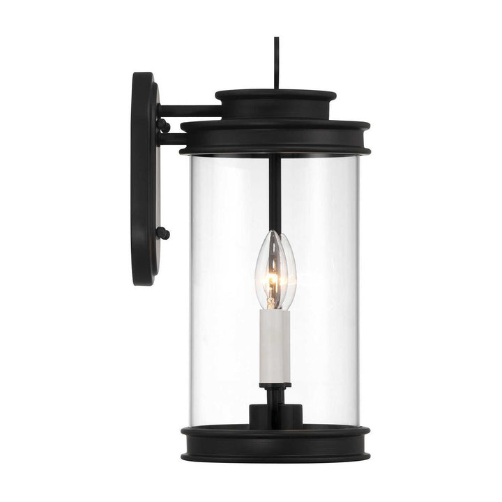 Englewood Two Light Outdoor Wall Lantern in Matte Black Savoy House