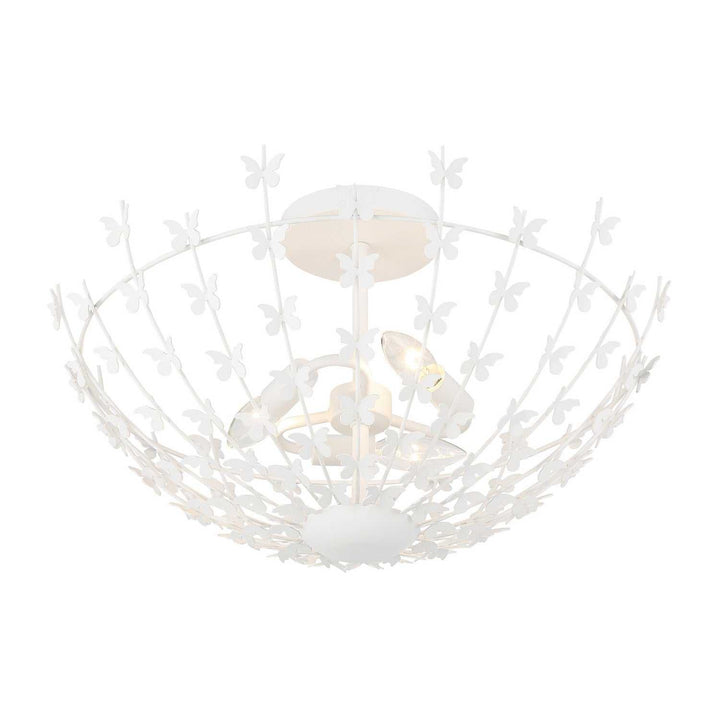 Savoy House - 6-4198-3-83 - Three Light Semi-Flush Mount - Birch - Bisque White