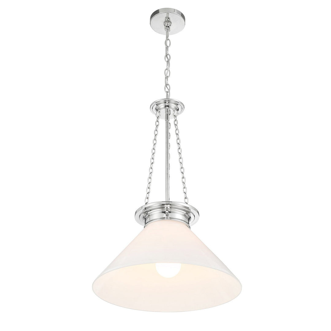 Savoy House - 7-1011-1-109 - One Light Pendant - Myers - Polished Nickel