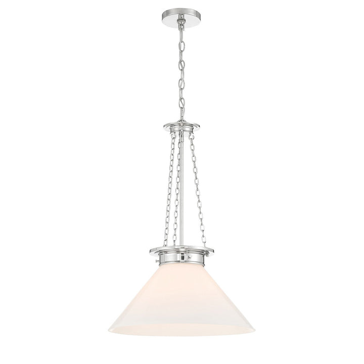 Savoy House - 7-1011-1-109 - One Light Pendant - Myers - Polished Nickel