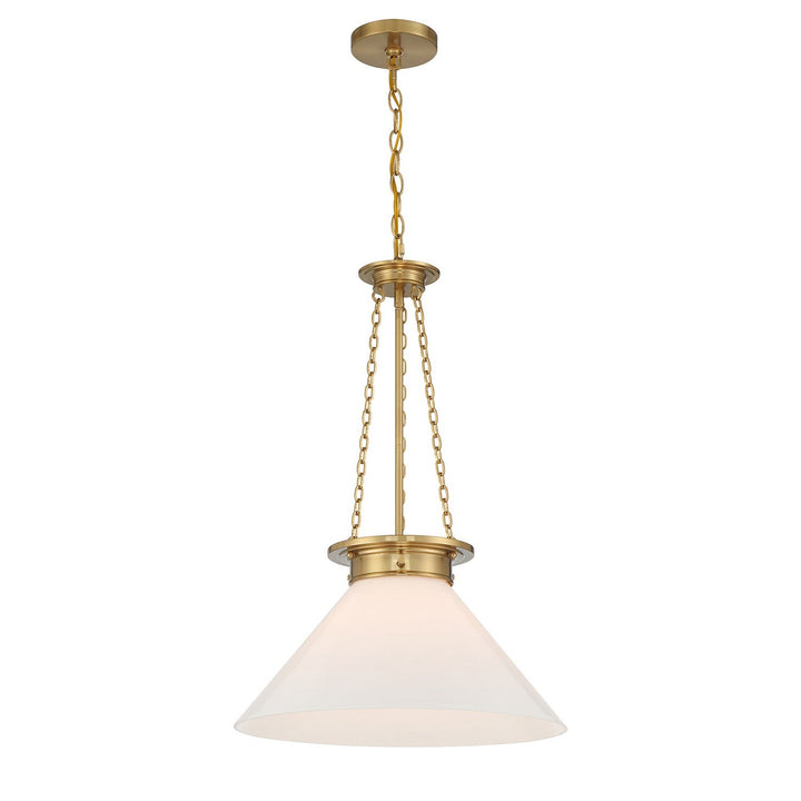 Savoy House - 7-1011-1-322 - One Light Pendant - Myers - Warm Brass