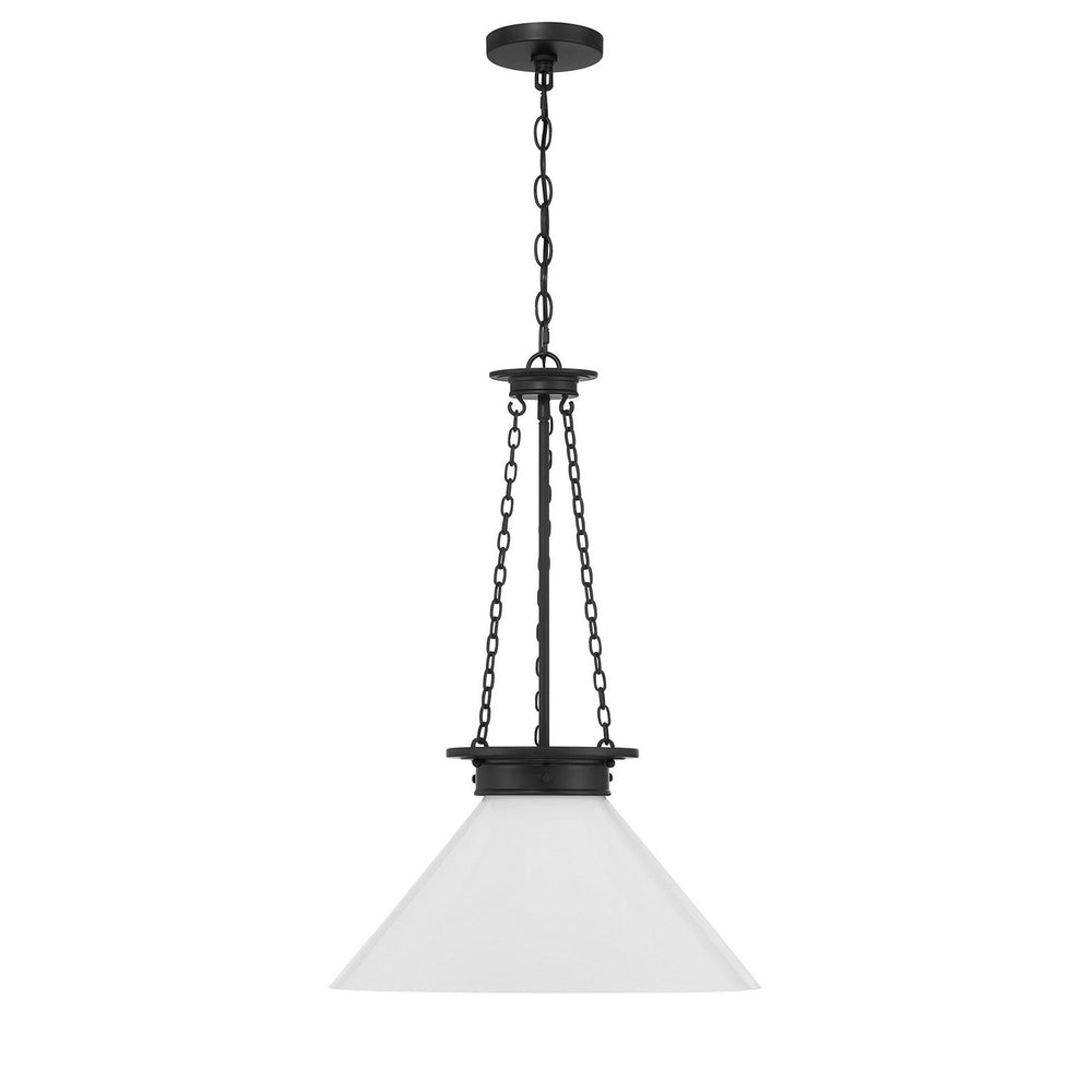 Savoy House - 7-1011-1-89 - One Light Pendant - Myers - Matte Black