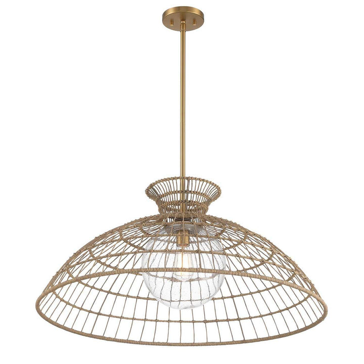 Savoy House - 7-6427-1-322 - One Light Pendant - Lanai - Warm Brass