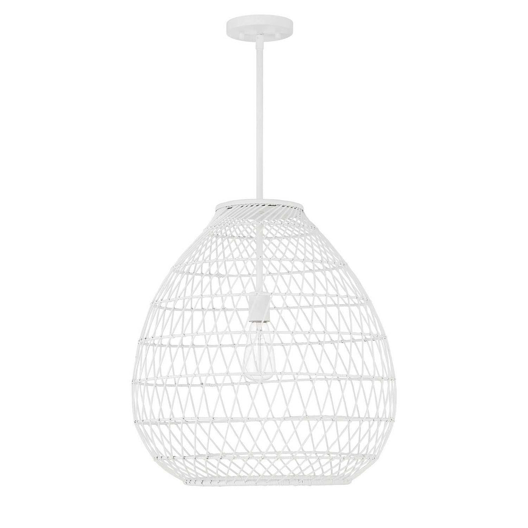 Savoy House - 7-7681-1-83 - One Light Pendant - Maya - Bisque White