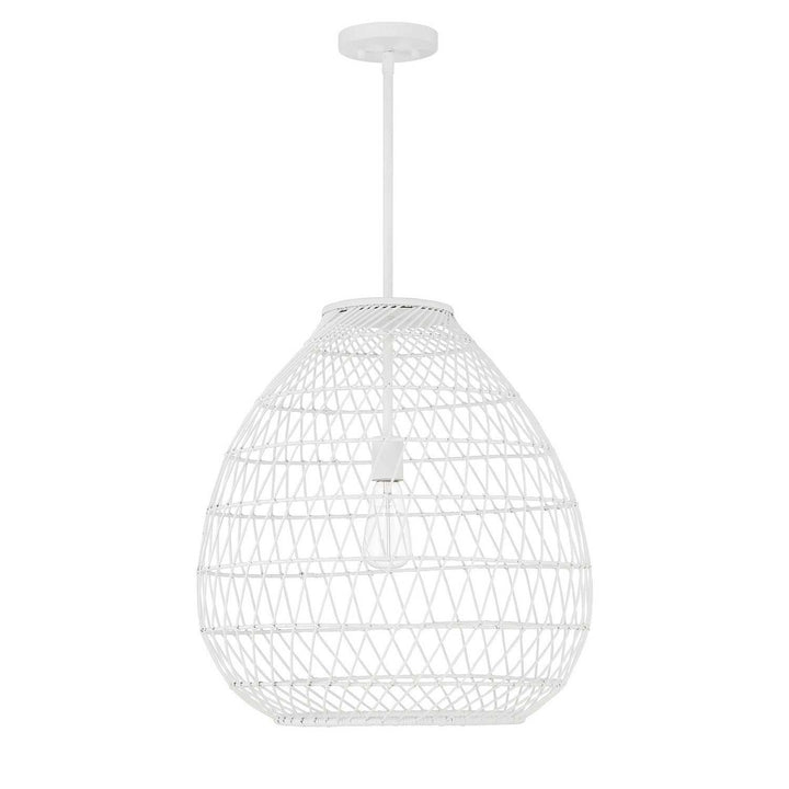 Savoy House - 7-7681-1-83 - One Light Pendant - Maya - Bisque White