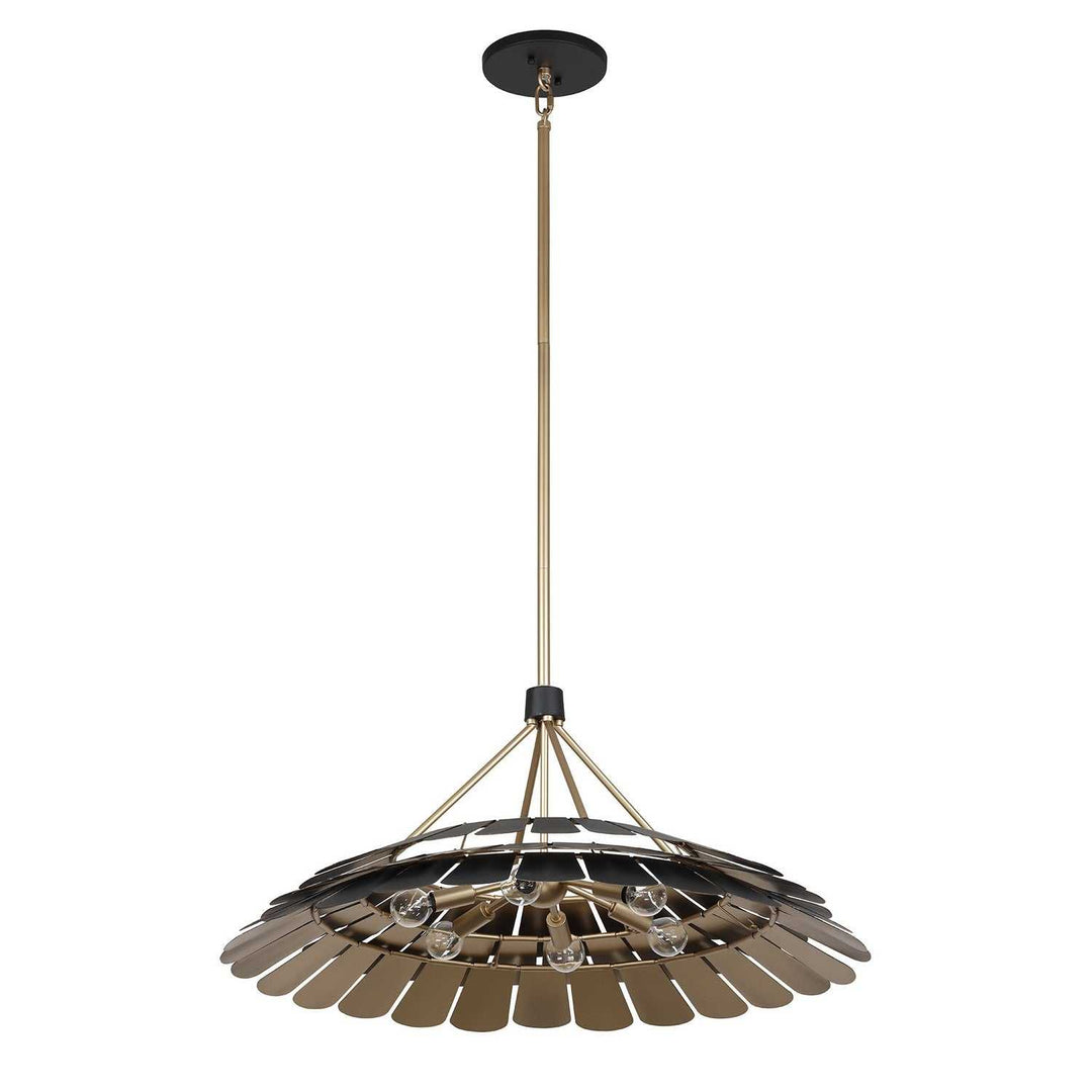 Savoy House - 7-9012-6-58 - Six Light Pendant - Turaco - Midnight