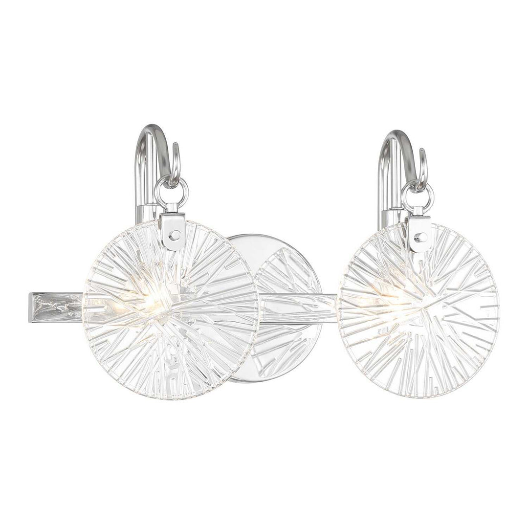 Addison Two Light Bathroom Vanity in Polished Chrome Savoy House