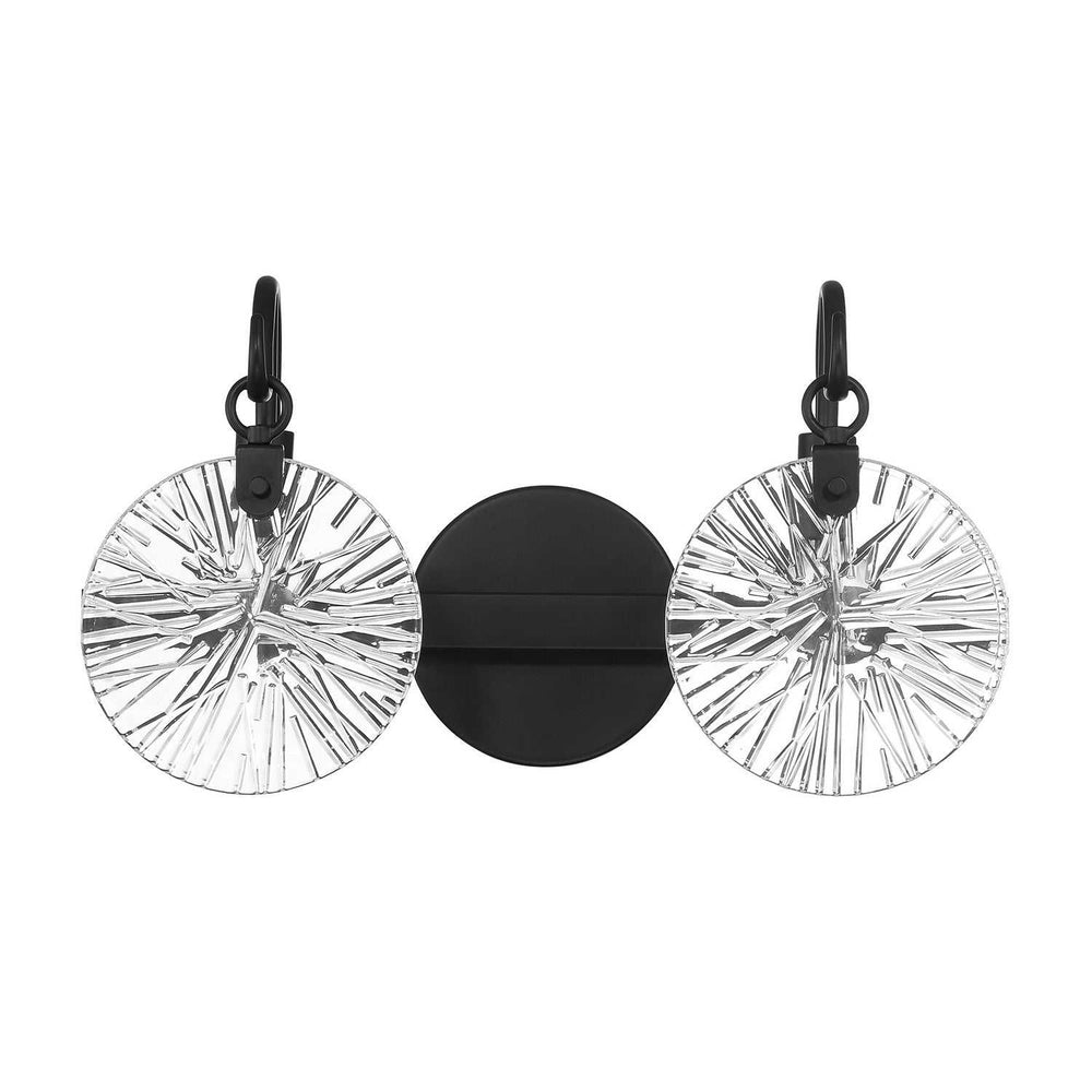 Addison Two Light Bathroom Vanity in Matte Black Savoy House