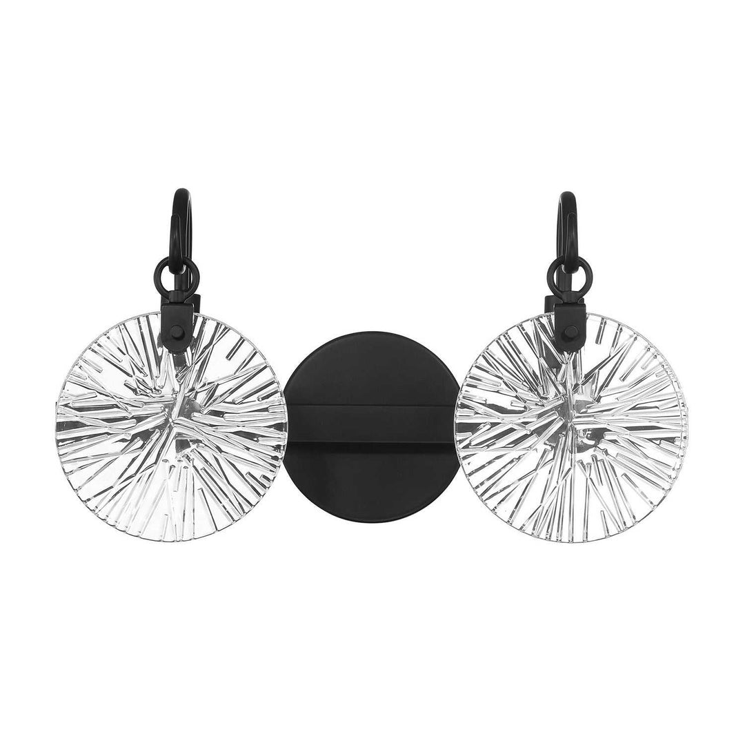 Addison Two Light Bathroom Vanity in Matte Black Savoy House