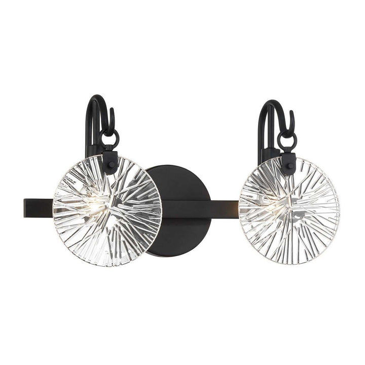 Addison Two Light Bathroom Vanity in Matte Black Savoy House