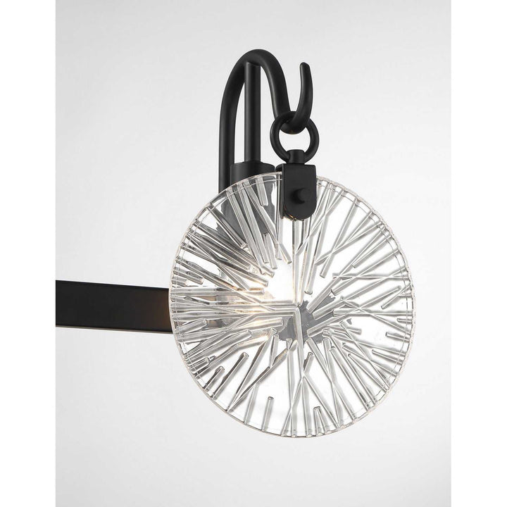 Addison Three Light Bathroom Vanity in Matte Black Savoy House