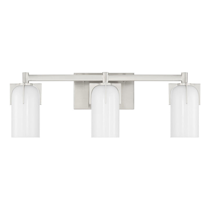 Savoy House - 8-4128-3-SN - Three Light Bathroom Vanity - Caldwell - Satin Nickel