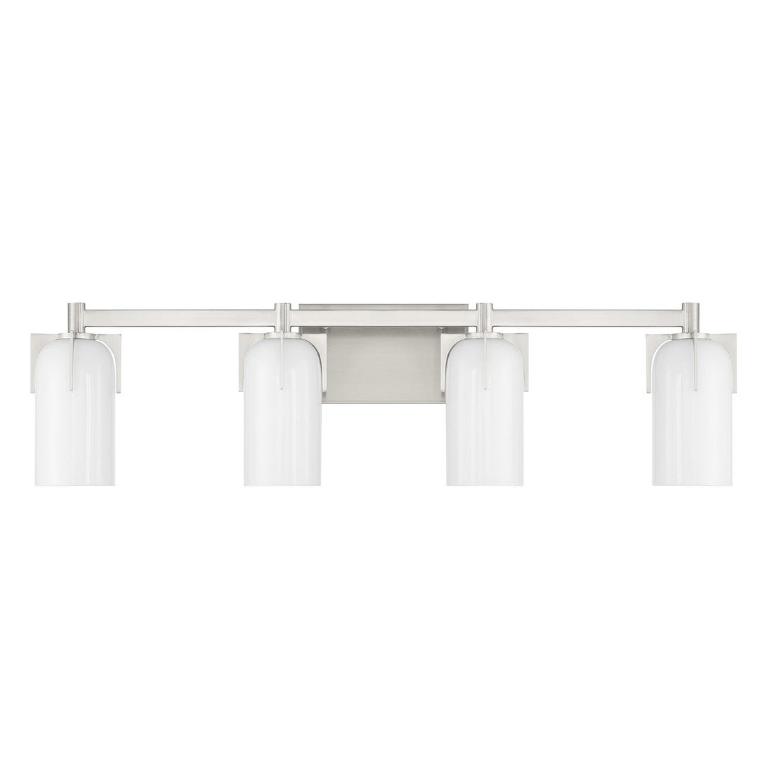 Savoy House - 8-4128-4-SN - Four Light Bathroom Vanity - Caldwell - Satin Nickel