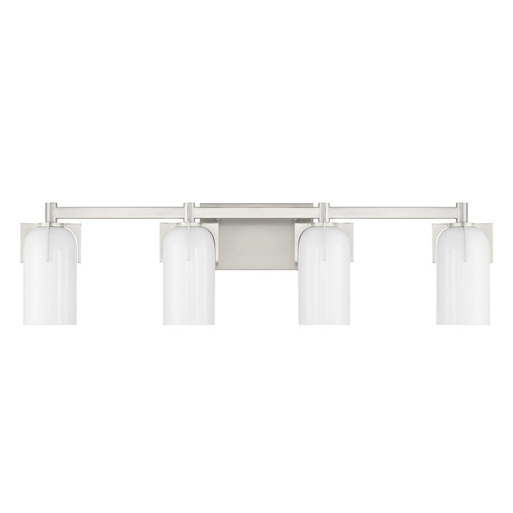 Savoy House - 8-4128-4-SN - Four Light Bathroom Vanity - Caldwell - Satin Nickel