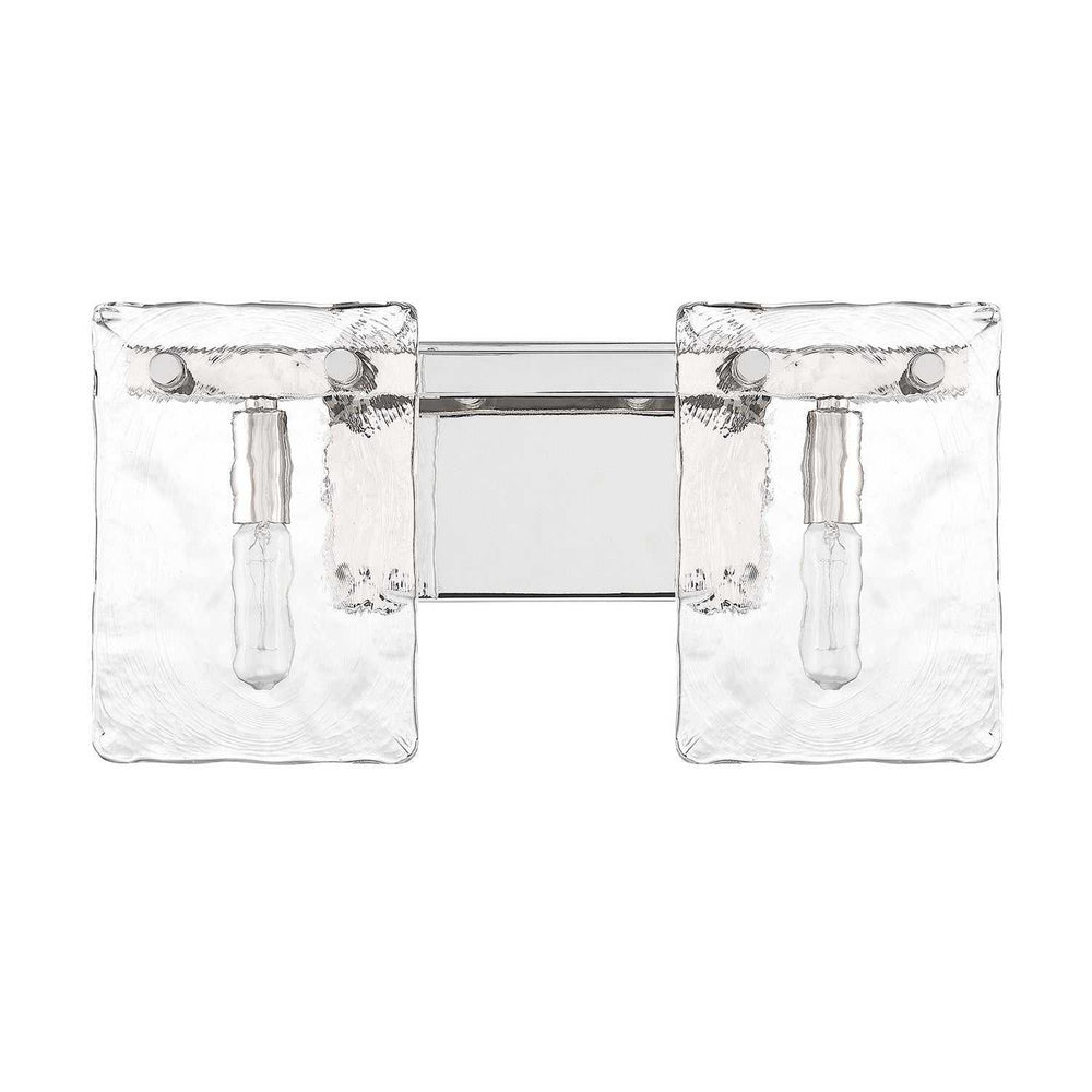 Genry Two Light Bathroom Vanity in Polished Nickel Savoy House