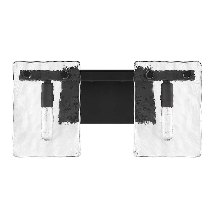 Genry Two Light Bathroom Vanity in Matte Black Savoy House