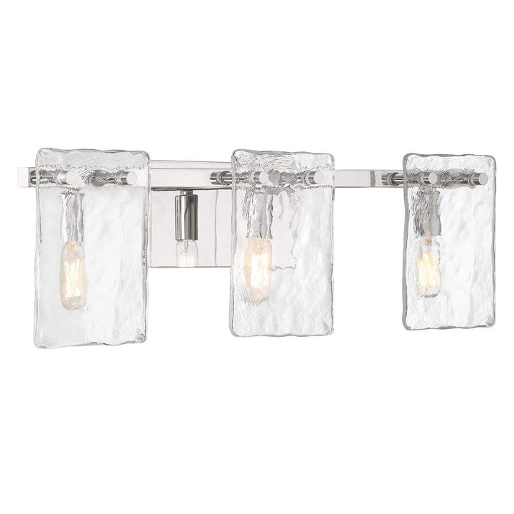 Genry Three Light Bathroom Vanity in Polished Nickel Savoy House