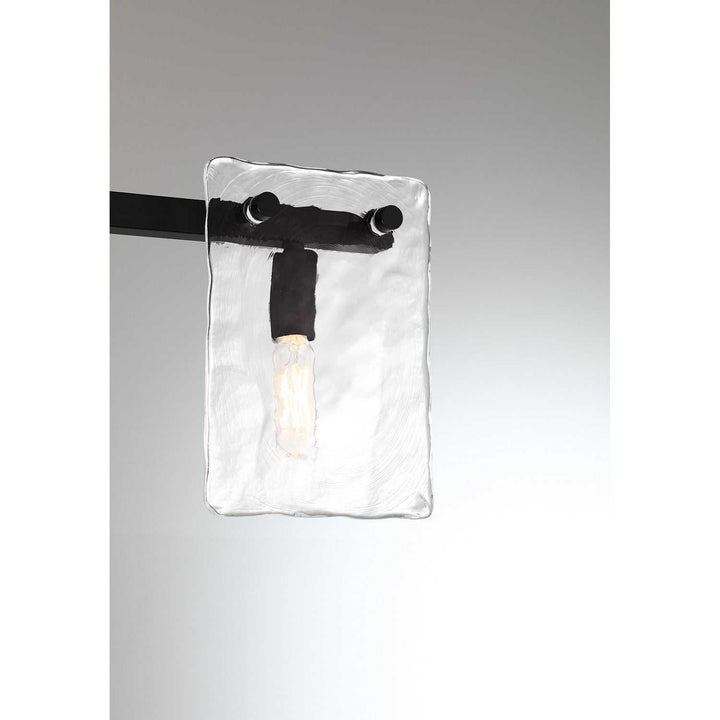 Genry Three Light Bathroom Vanity in Matte Black Savoy House