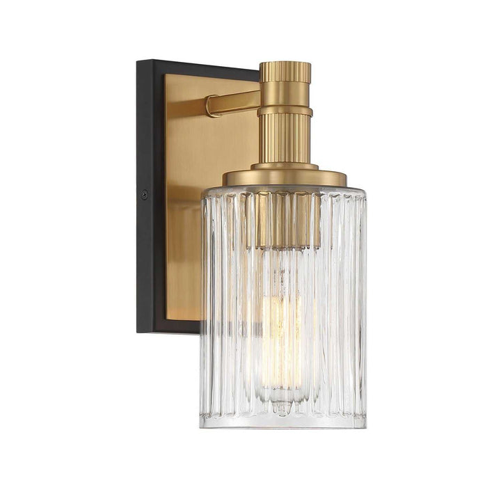 Savoy House - 9-1102-1-143 - One Light Bathroom Vanity - Concord - Matte Black w/Warm Brass