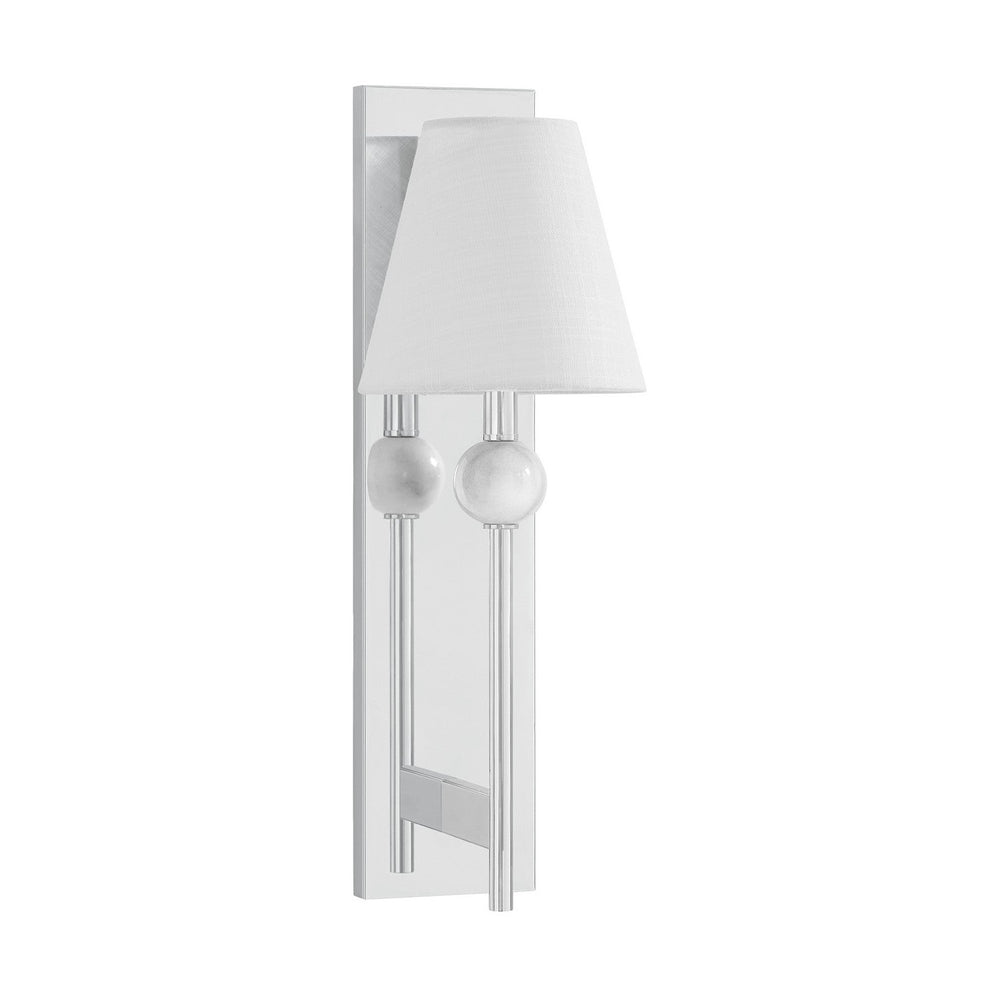 Travis One Light Wall Sconce in Polished Chrome Savoy House