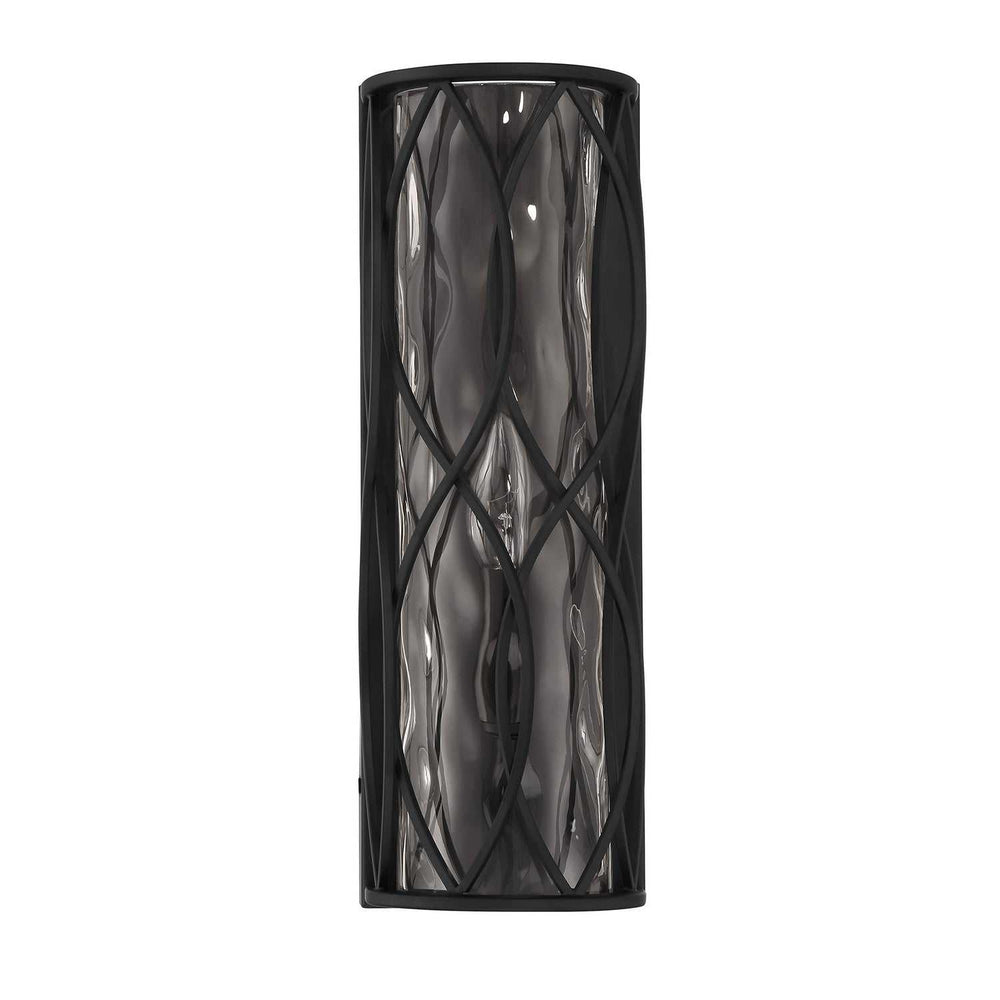 Snowden One Light Wall Sconce in Matte Black Savoy House
