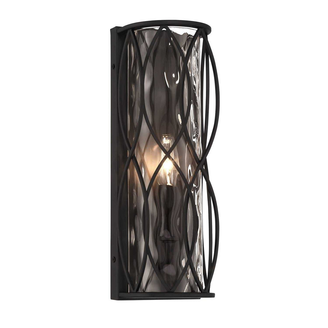 Snowden One Light Wall Sconce in Matte Black Savoy House