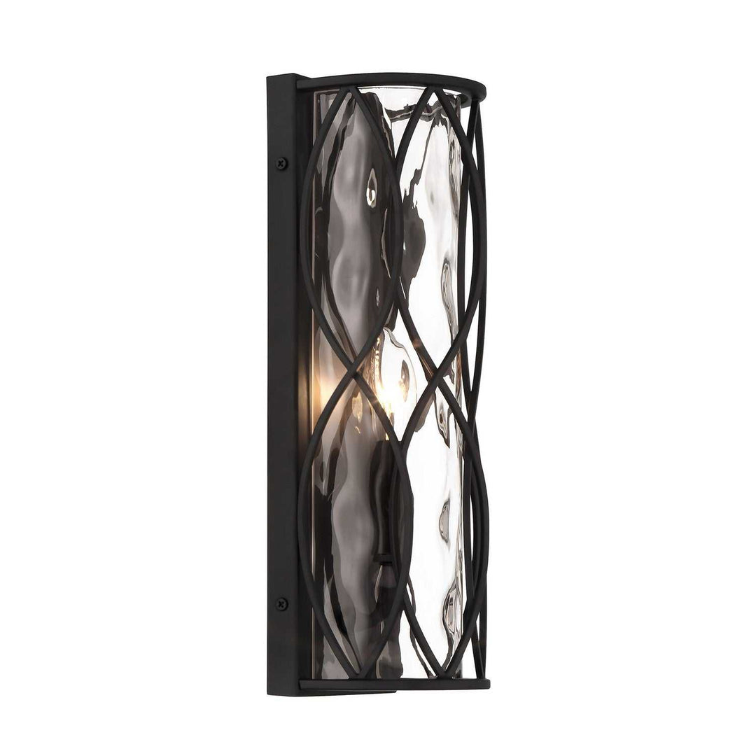 Snowden One Light Wall Sconce in Matte Black Savoy House