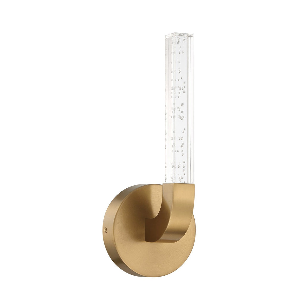 Del Mar LED Wall Sconce in Warm Brass Savoy House
