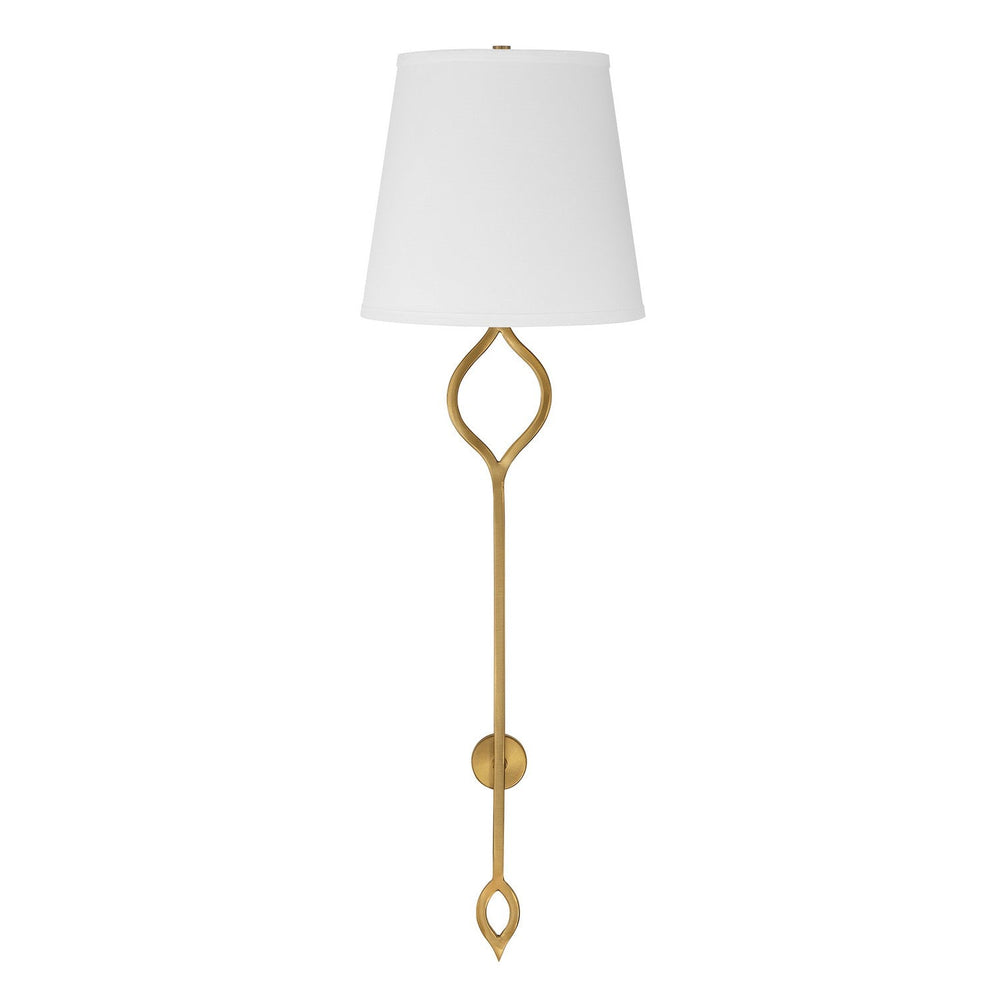 Roxbury Two Light Wall Sconce in Warm Brass Savoy House