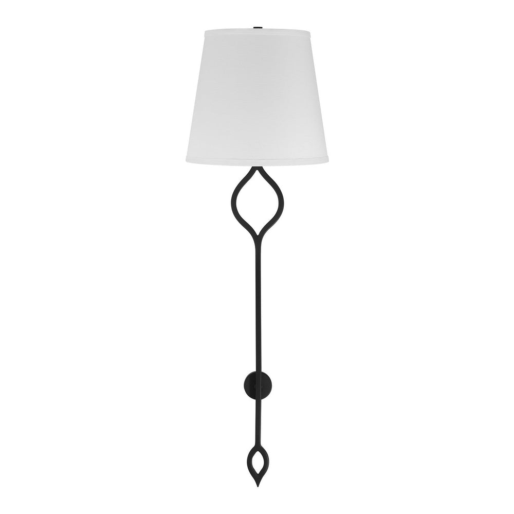 Roxbury Two Light Wall Sconce in Matte Black Savoy House