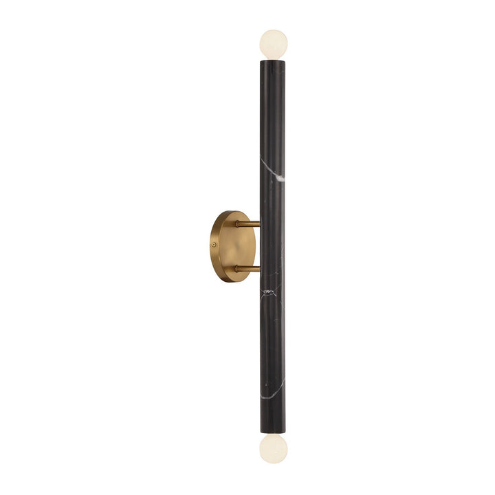 Savoy House - 9-2901-2-263 - Two Light Wall Sconce - Callaway - Black Marble w/Warm Brass