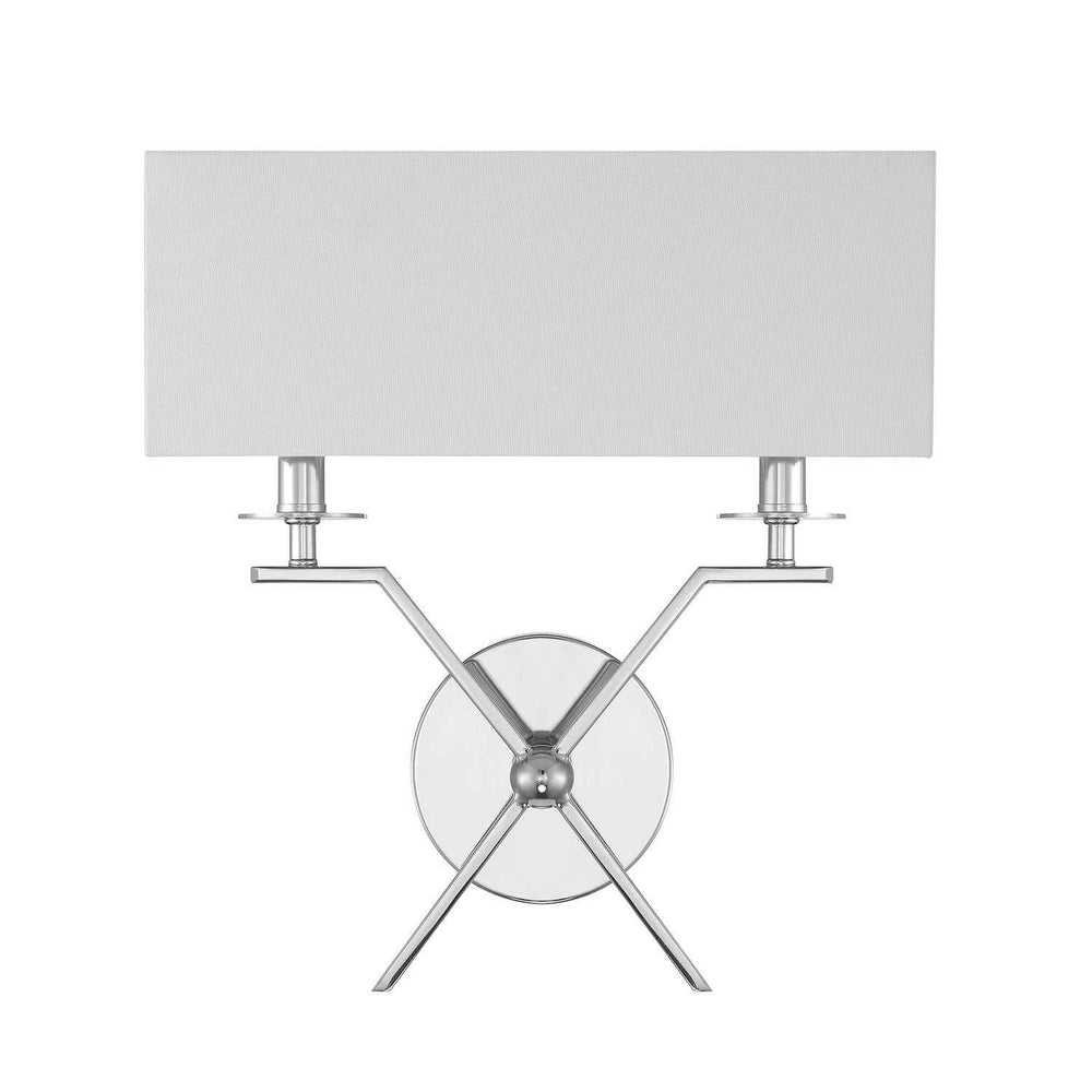 Arondale Two Light Wall Sconce in Polished Nickel Savoy House