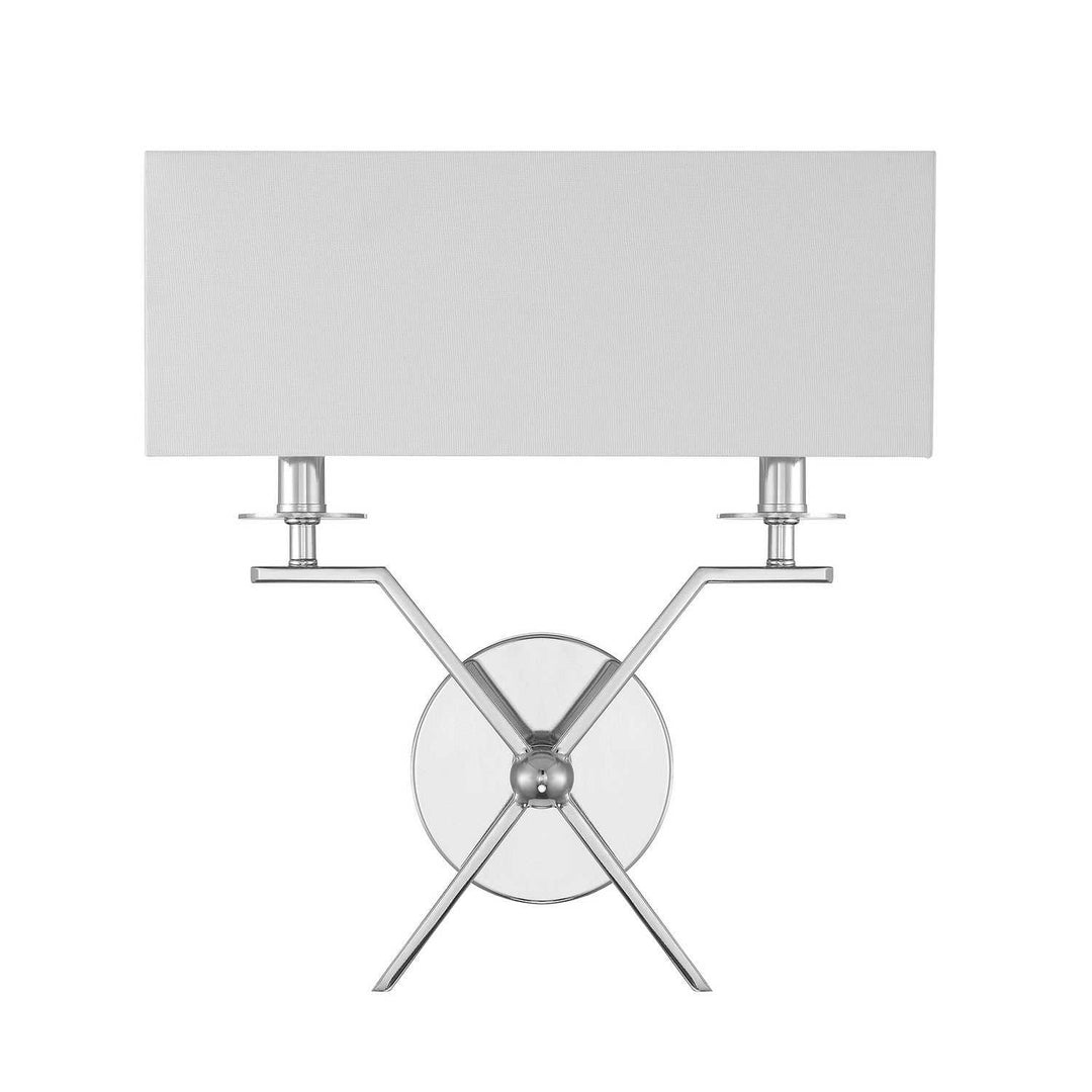 Arondale Two Light Wall Sconce in Polished Nickel Savoy House