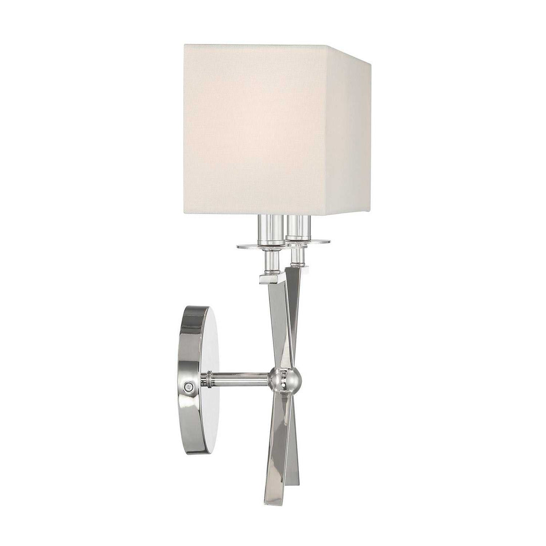 Arondale Two Light Wall Sconce in Polished Nickel Savoy House